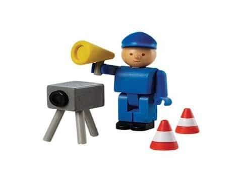 wooden toy police office speed camera14