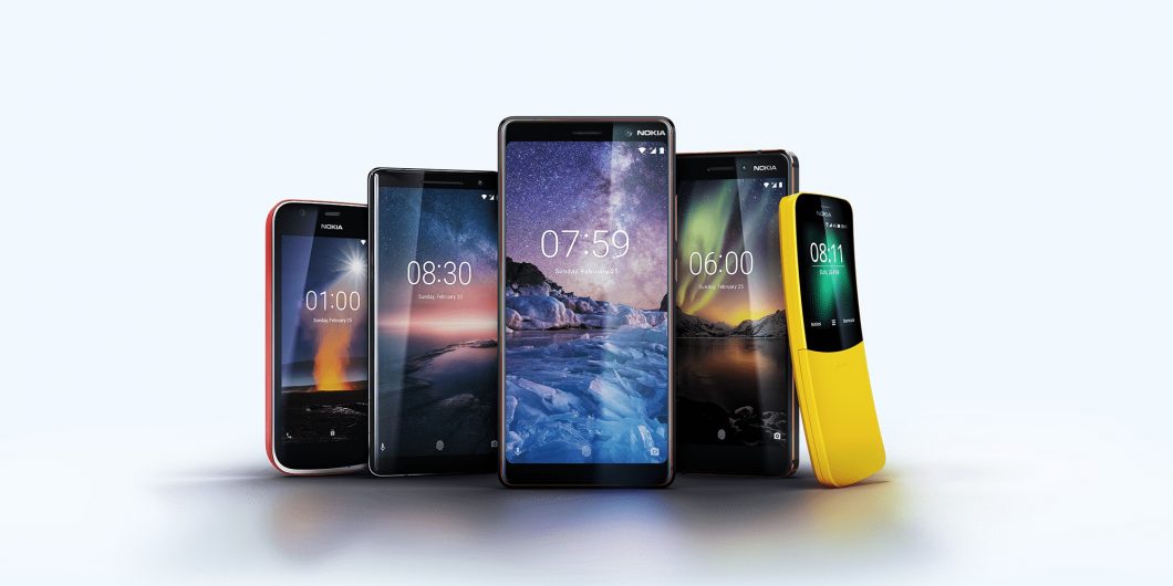 Nokia phones family 2018