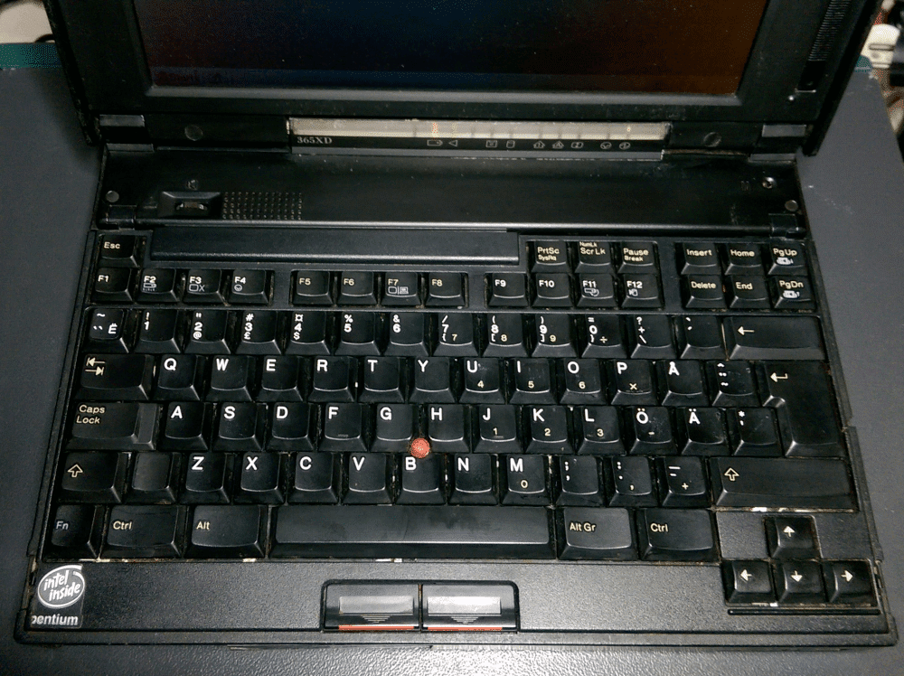 IBM Thinkpad 365XD keyboard