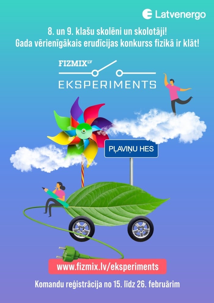 FIZMIX Ekperiments plakats