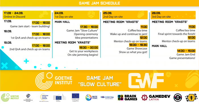 Game Wave Festival schedule
