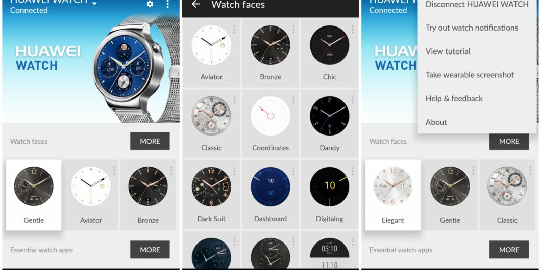 Huawei Watch App Screen