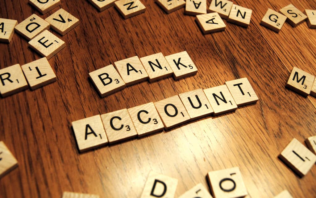 bank account