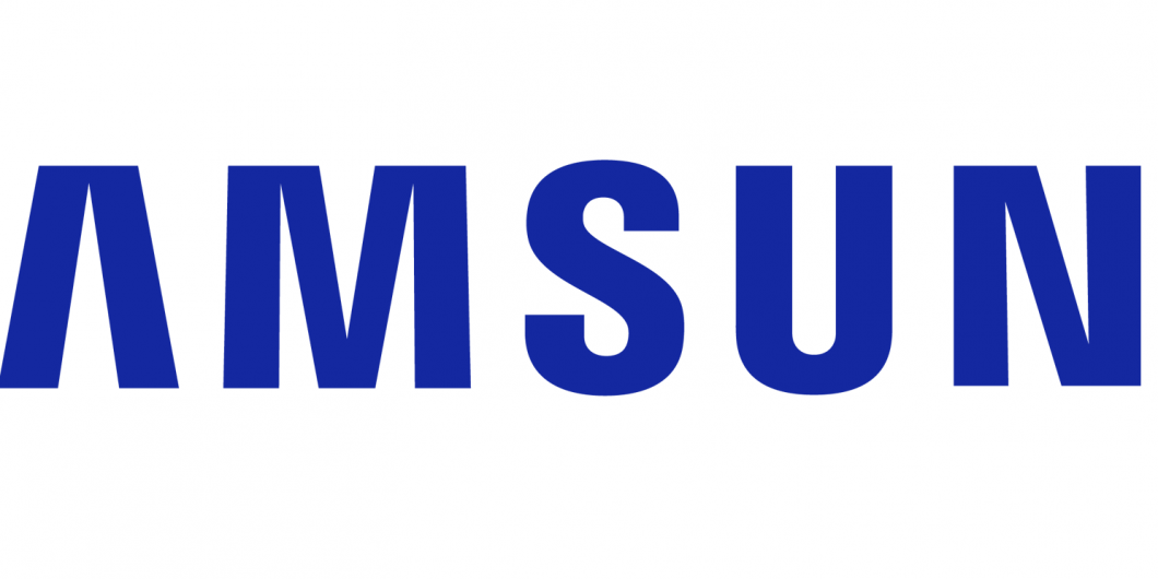 Samsung logo blue