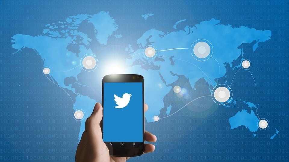 Twitter map.