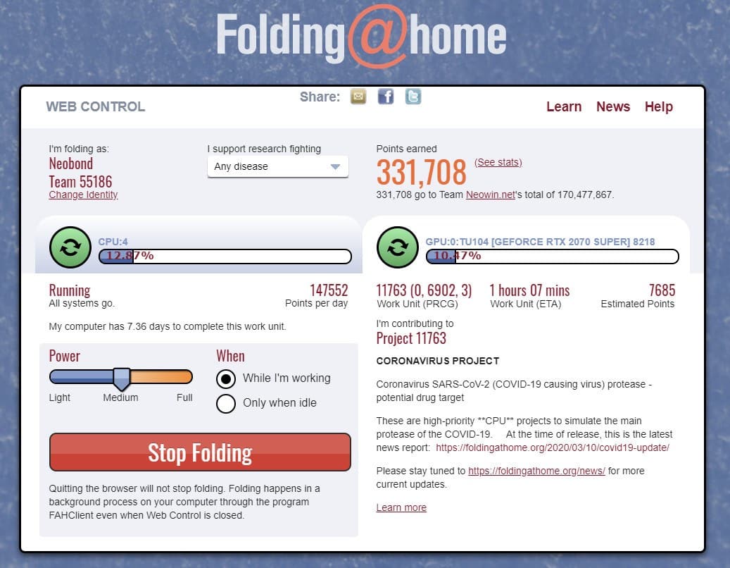 folding at home