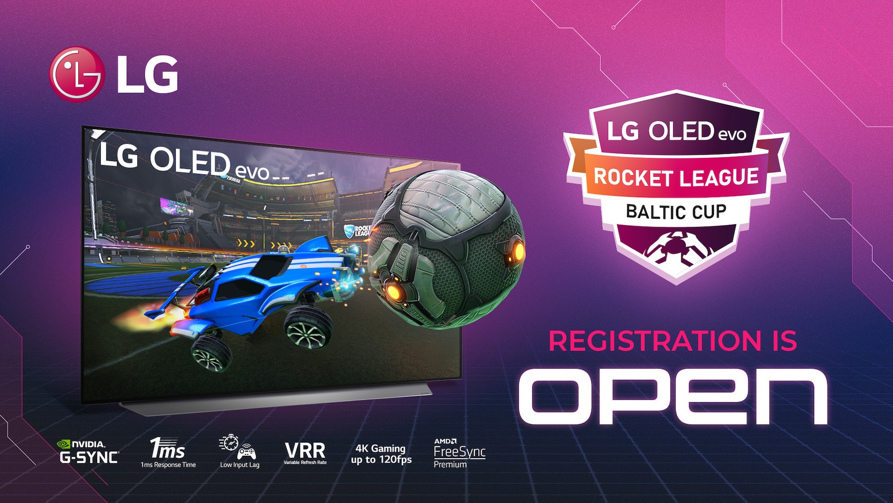 LG OLED evo RockedLeague Baltic Cup
